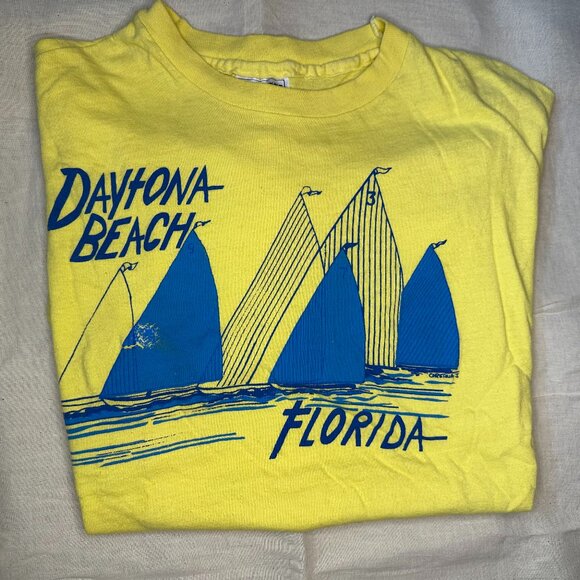 VINTAGE Daytona Beach Florida Tee - Picture 4 of 5